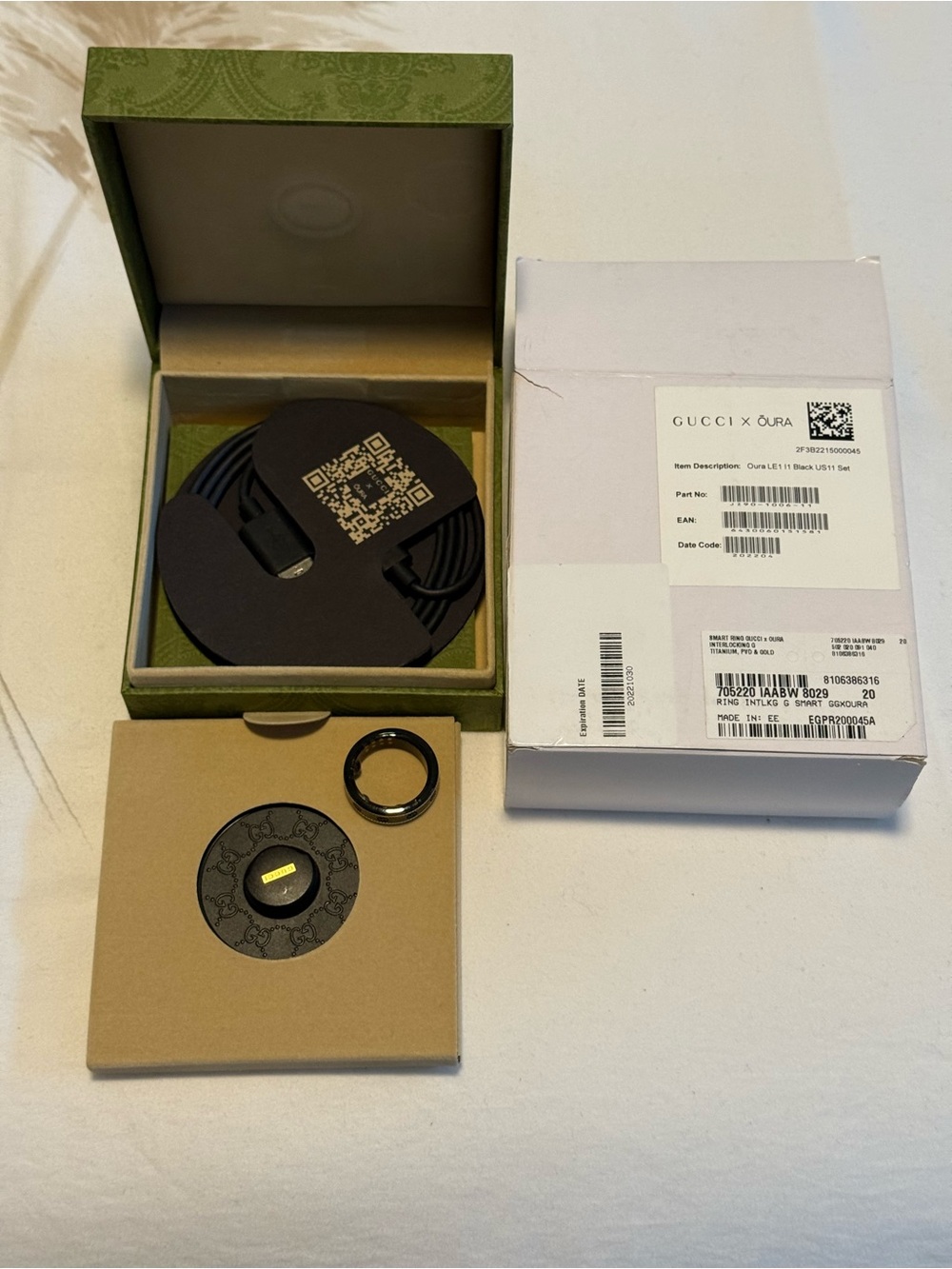 Gucci Black Aura Ring (used) collab not sold anymore!